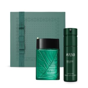 Combo Presente Dia dos Pais Arbo: Desodorante Colônia 100ml + Body Spray 100ml + Caixa Presenteável