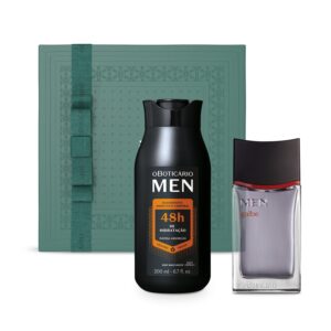 Combo Presente Dia dos Pais MEN: Desodorante Colônia 100ml + Loção Corporal 200ml + Caixa de Presenteável